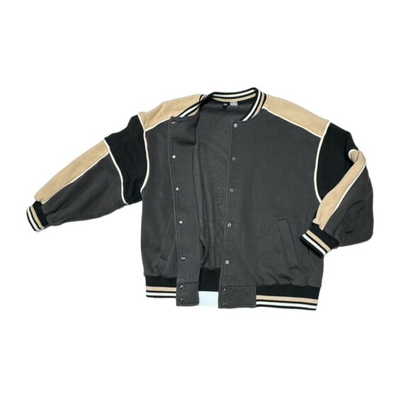 Divided H&M Snap Button‎ Bomber Sweatshirt Jacket Men’s Size Small - Picture 4 of 7